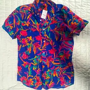 Size S- brand new tags on- fun bright shirt
